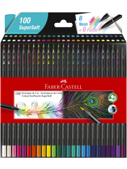 lapices-de-colores-faber-castell-ecolapices-supersoft-set-100